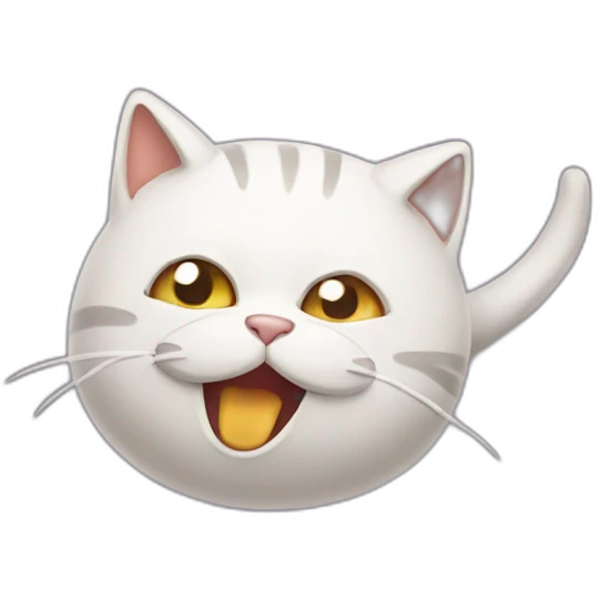 Farting-cat emoji