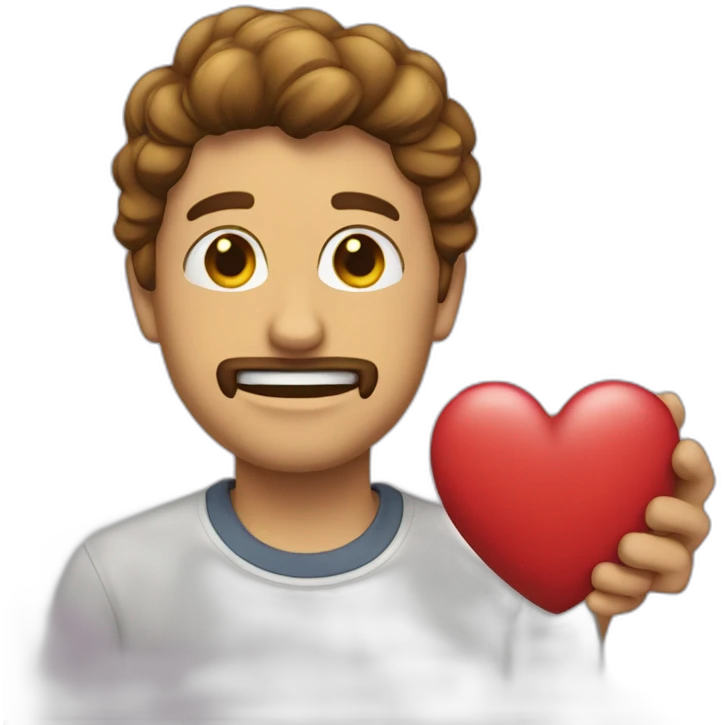 Dedos haciendo un corazon emoji