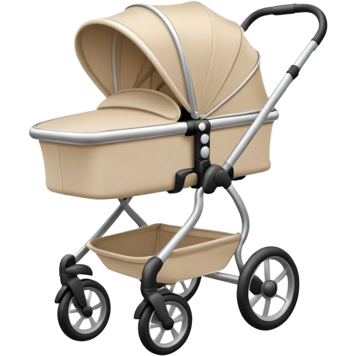 Pale beige stroller emoji