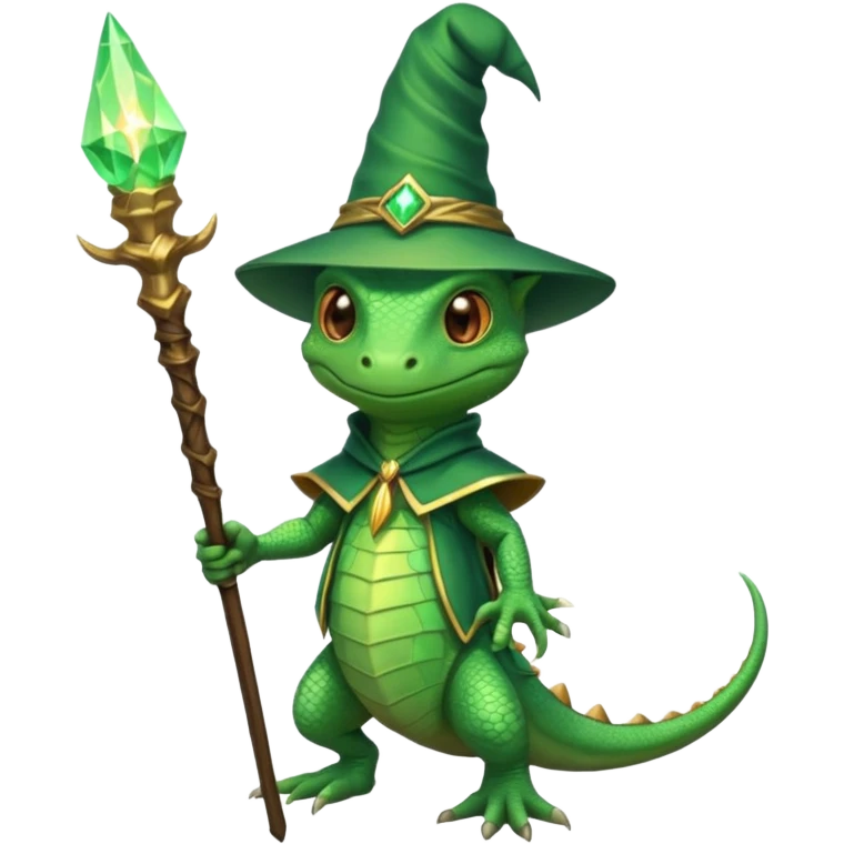 Lizard wizard emoji