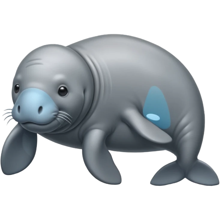 Manatee side view emoji