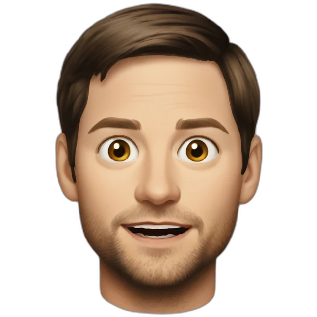 extreme detail tobey maguire emoji