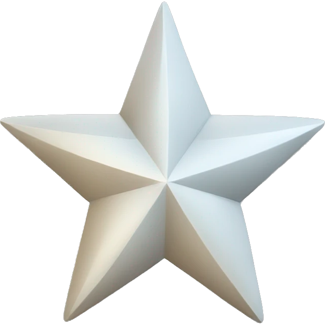 Diamong shape star emoji