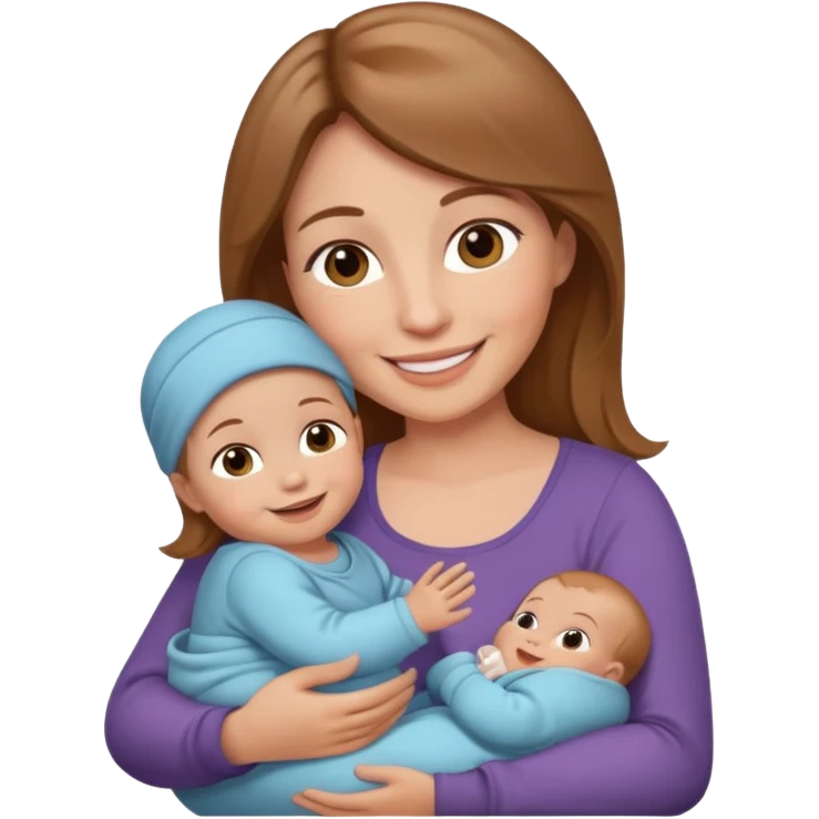 life with baby emoji