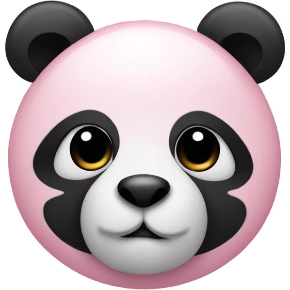 Pink panda  emoji