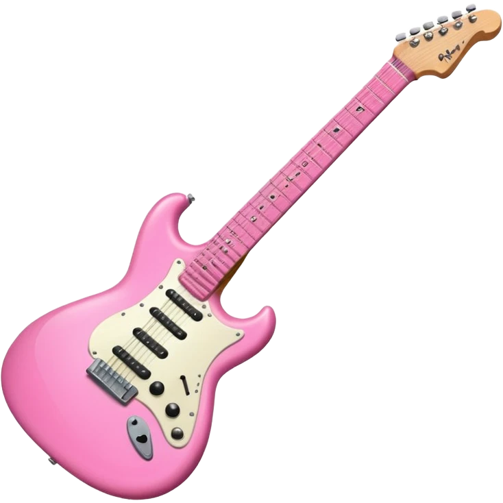 pink guitar emoji