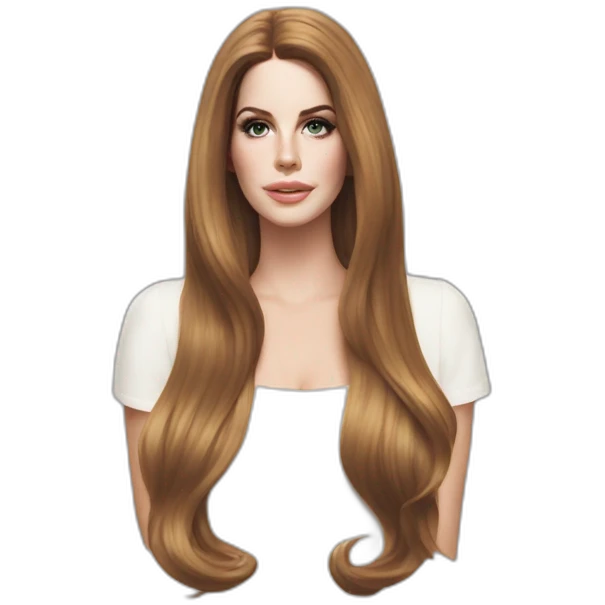 Lana del rey long hair emoji