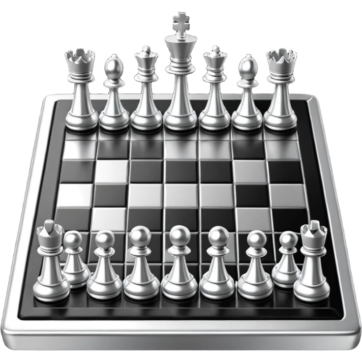 3d chessboard ai emoji
