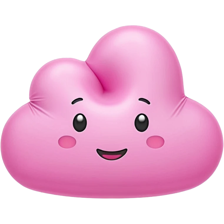 pink inflatable kawaii dulce  emoji