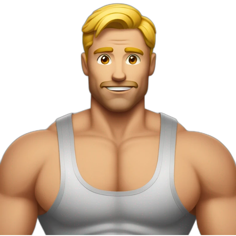 Homme musclés emoji