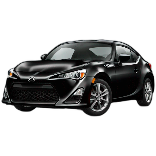 Scion black car emoji