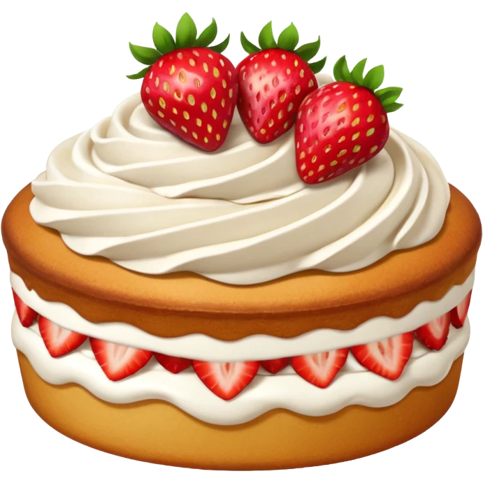 Strawberry chiscake emoji