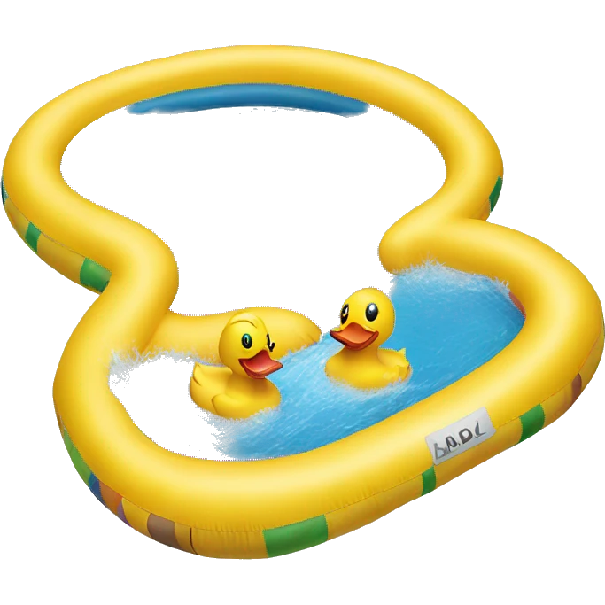 inflatable duck pool emoji