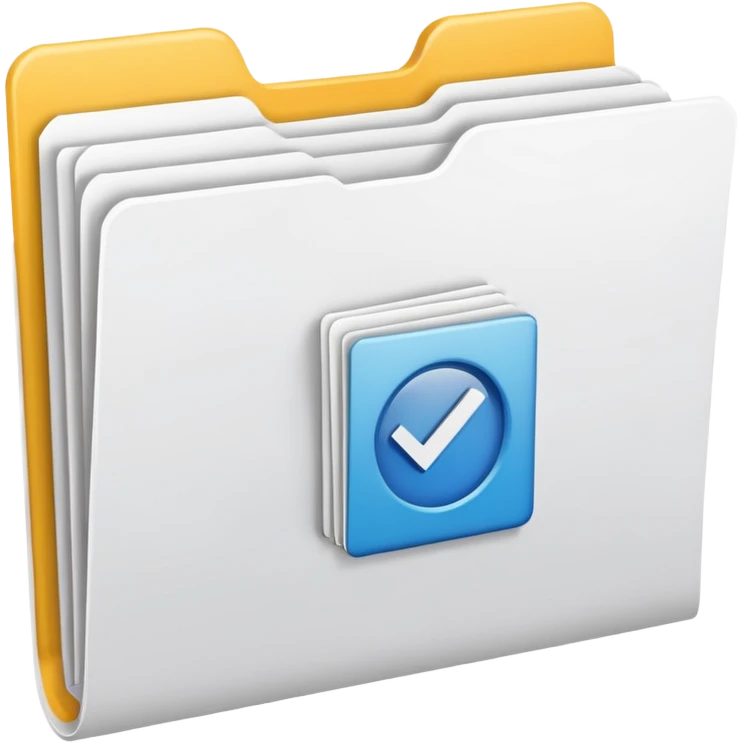 folder that says activites follwed by stack of forms  emoji