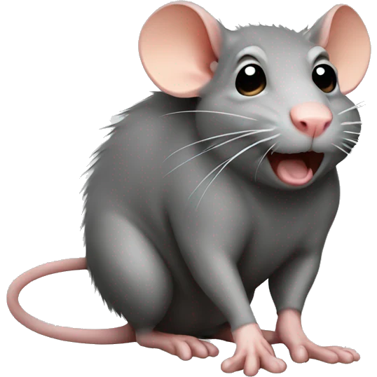 farting rat emoji