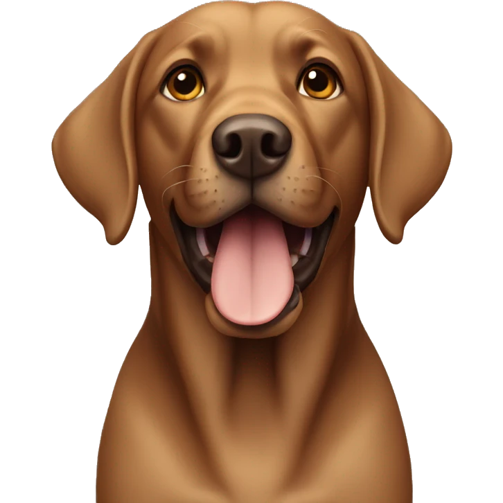 Brown Labrador  emoji