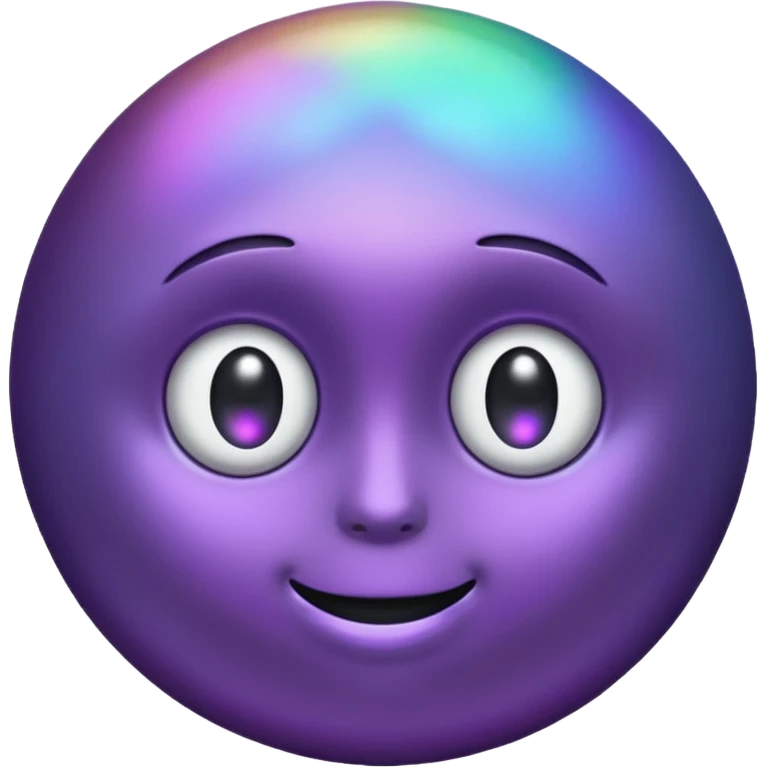 black and purple pearl black colour emoji
