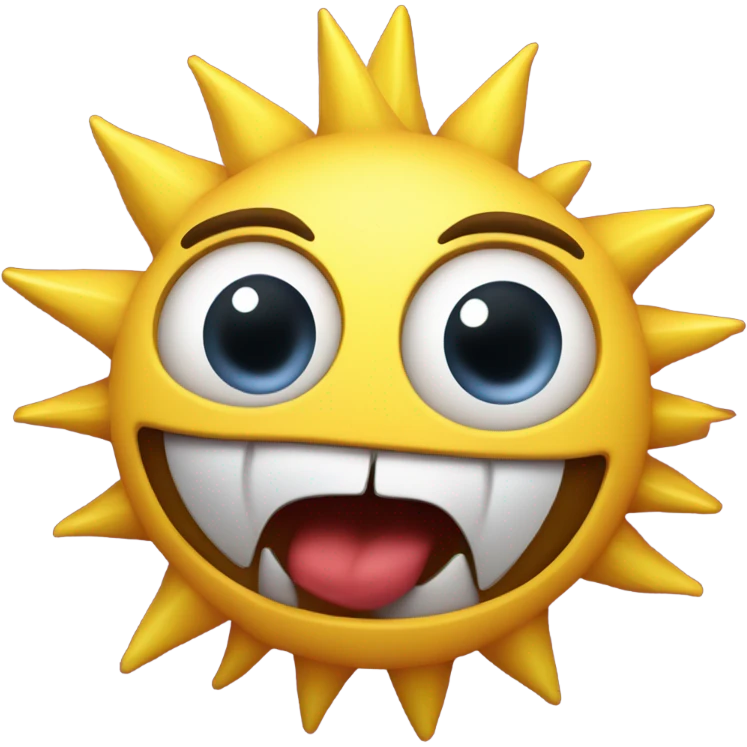 smiley going absolutely bonkers about to lose it emoji