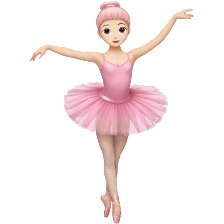full body balet with pink tutu emoji