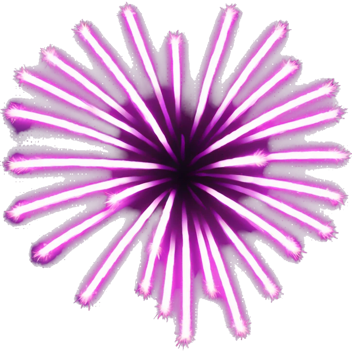 Pink and purple fireworks  emoji