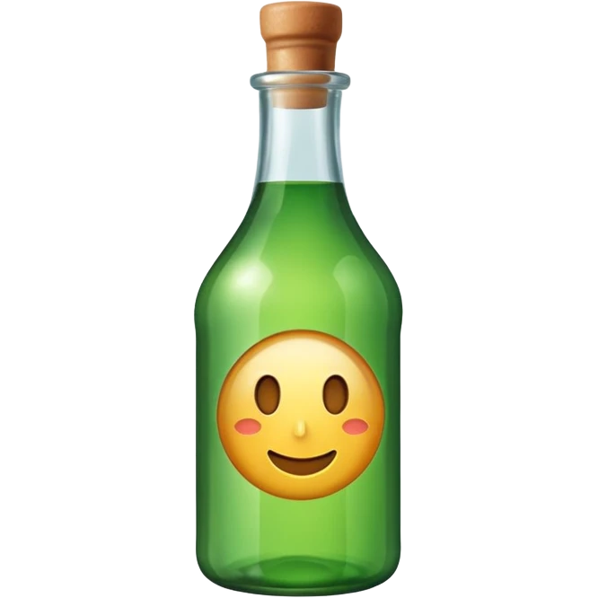 Une bouteille de get 27  emoji