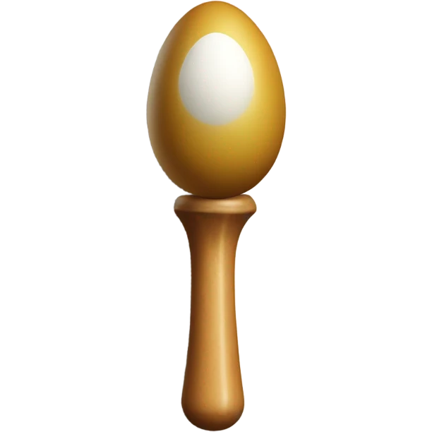 wand with two eggs at the bottom emoji