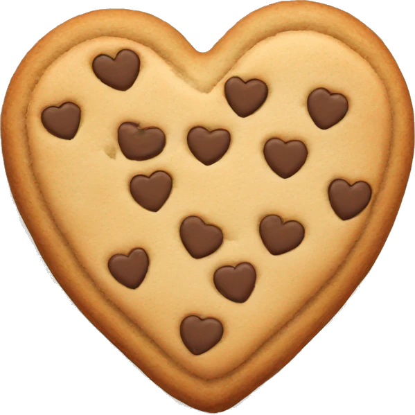 heart cookie emoji