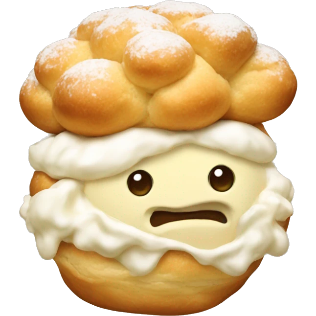 cream puff emoji
