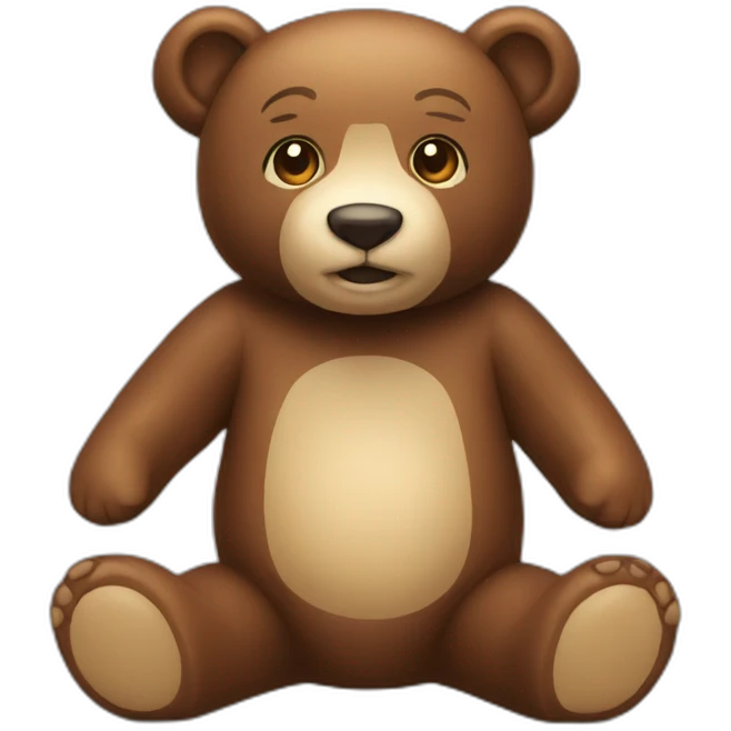 Children’s toy bear emoji
