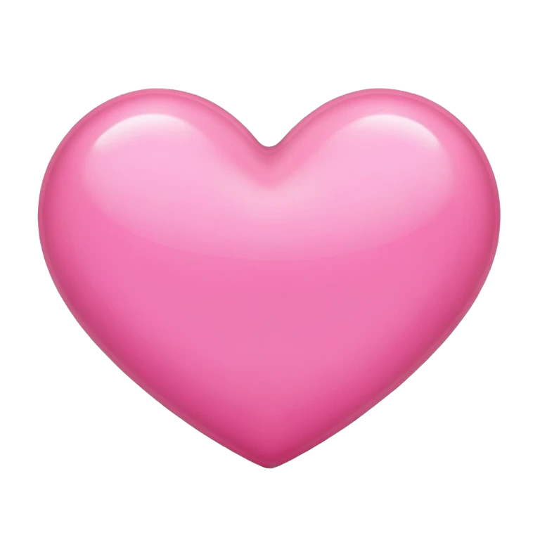 Pink heart  emoji