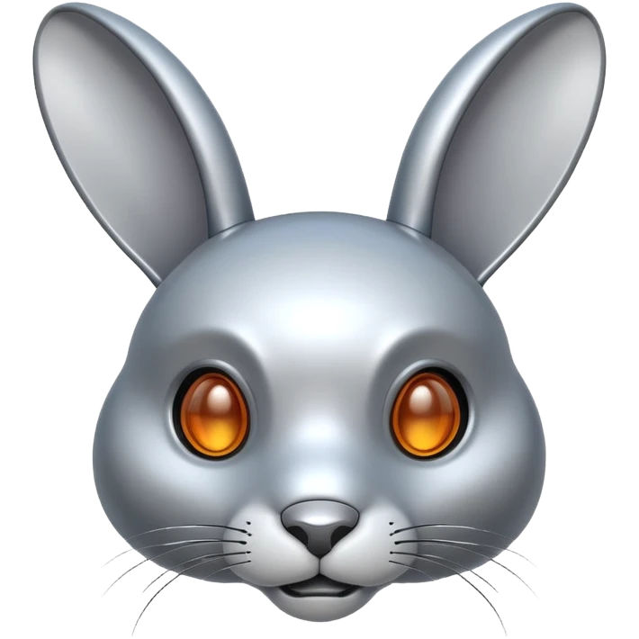 robot rabbit head emoji