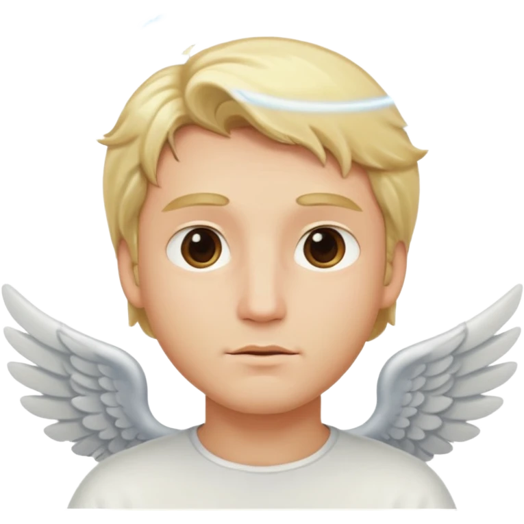 angel man face emoji