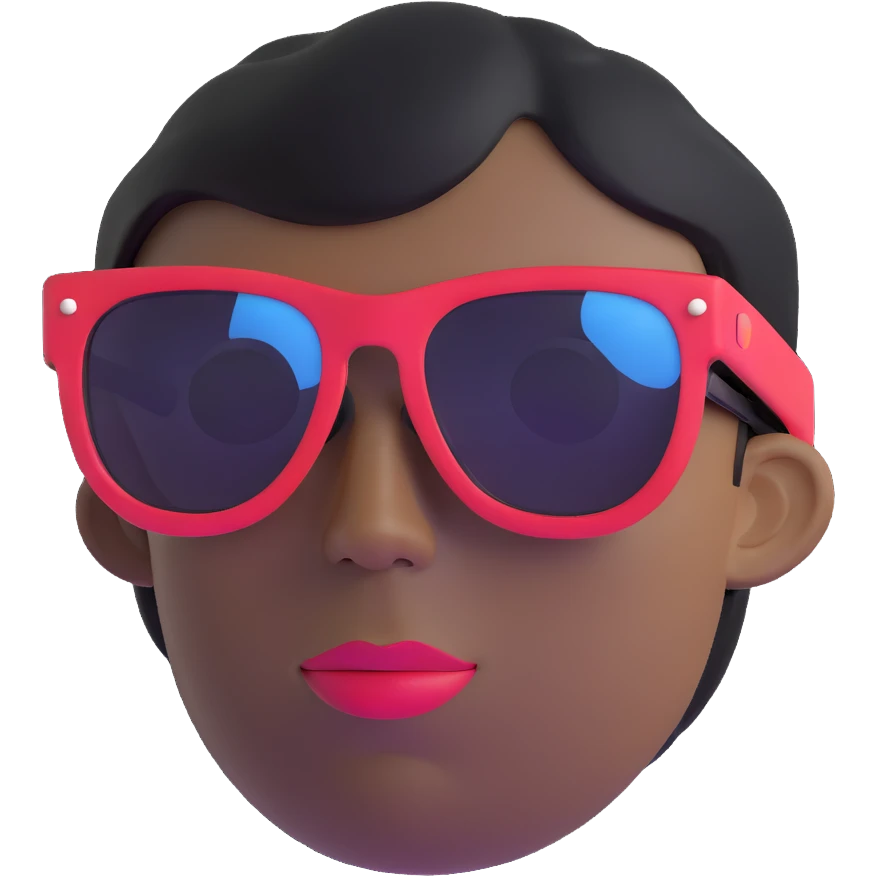 cool sunglasses face emoji