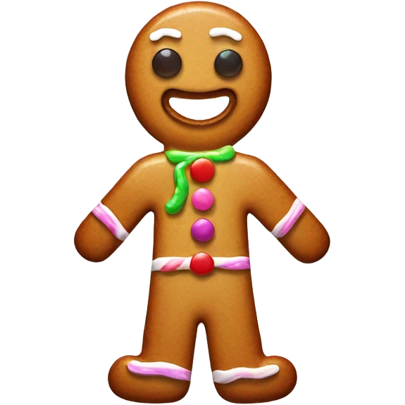 Gingerbread man  emoji
