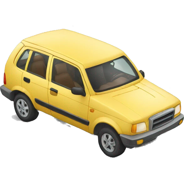 Voiture avec aille emoji