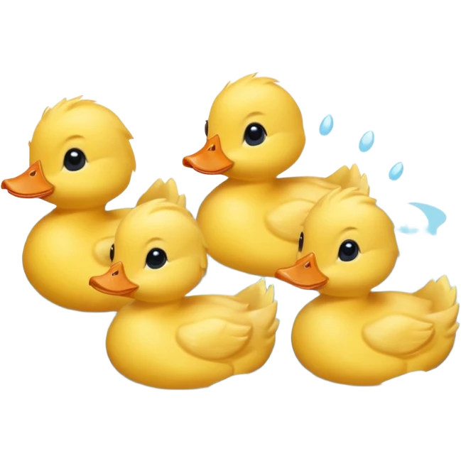 Baby ducks  emoji