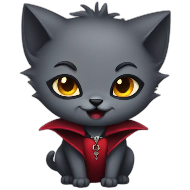 cat vampire emoji