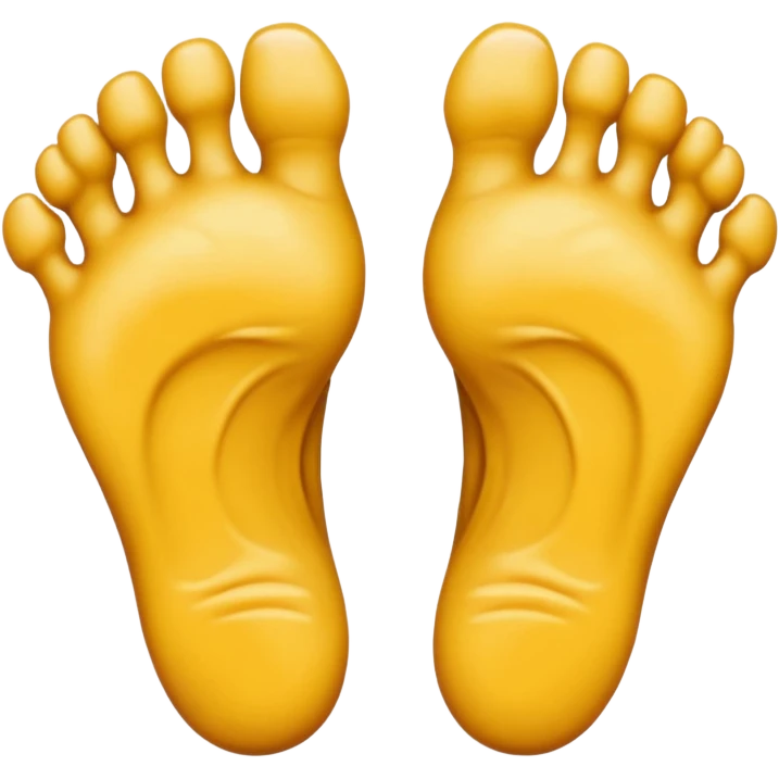 Scary feet emoji