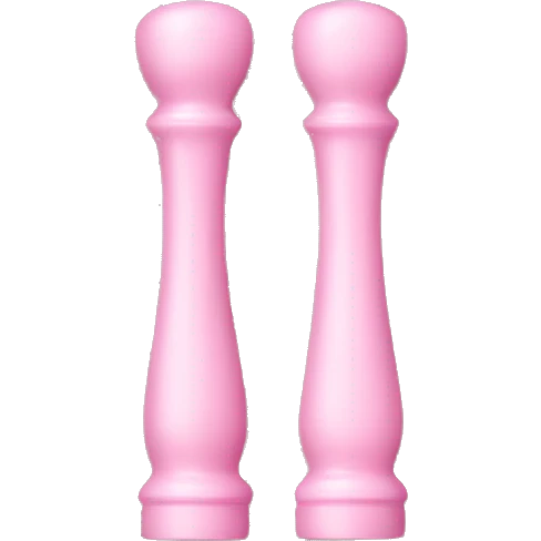 Pink salt and pepper mill emoji