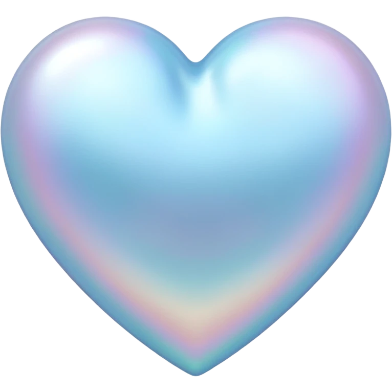 pastel blue heart pearl emoji emoji