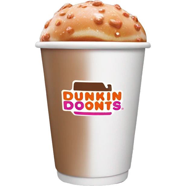 Dunkin Donuts hot cups emoji