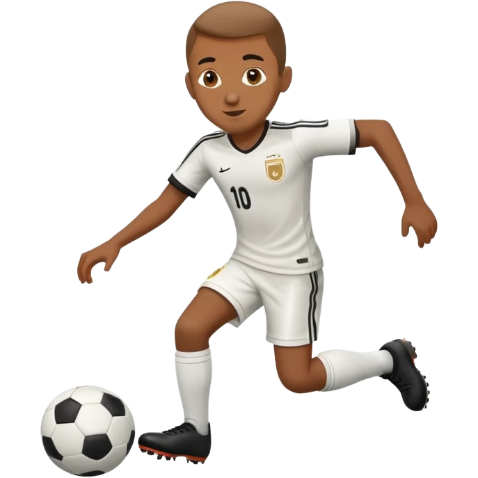 Lamine Yamal dribbling a soccer ball emoji