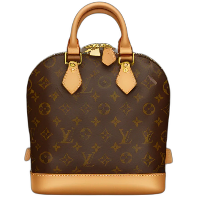 Sac louis vuitton emoji