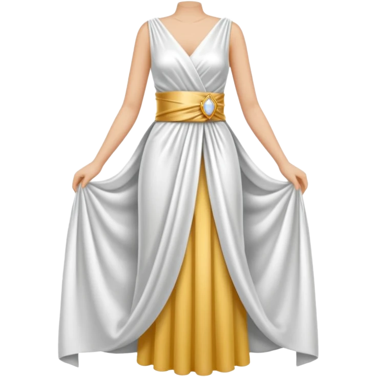 white on body sash emoji