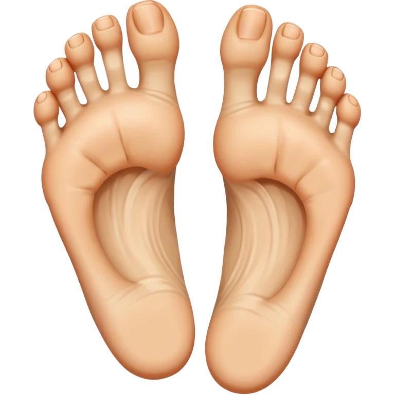 Toes flipping the bird emoji