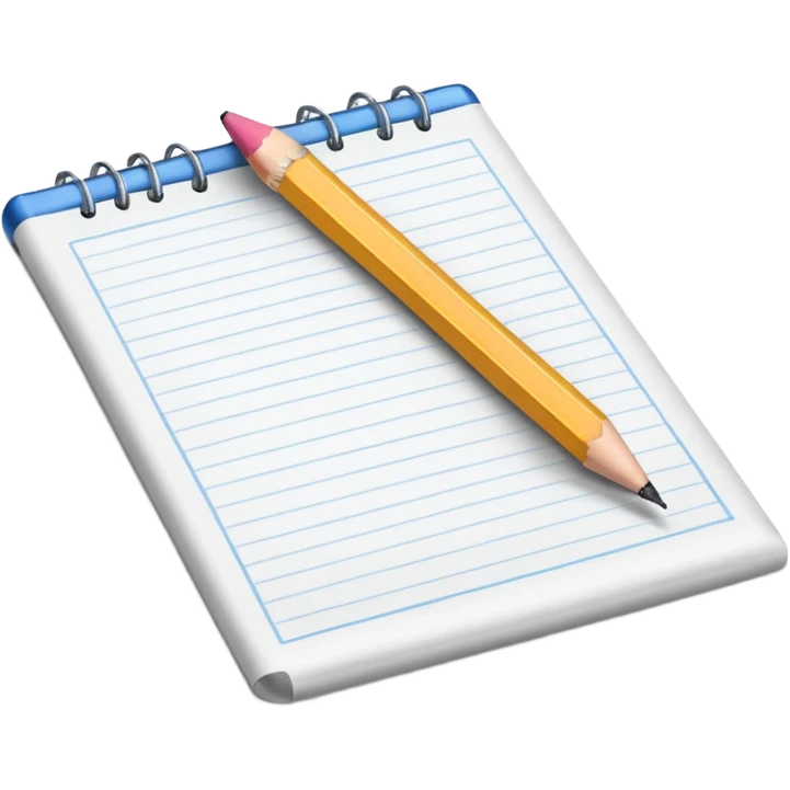 paper and pencil emoji