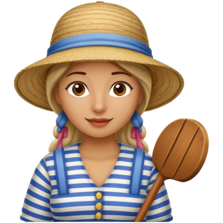 venice gondolier woman emoji