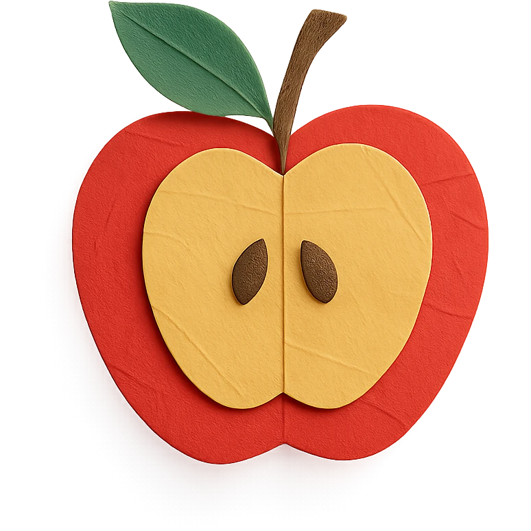 apple fried emoji