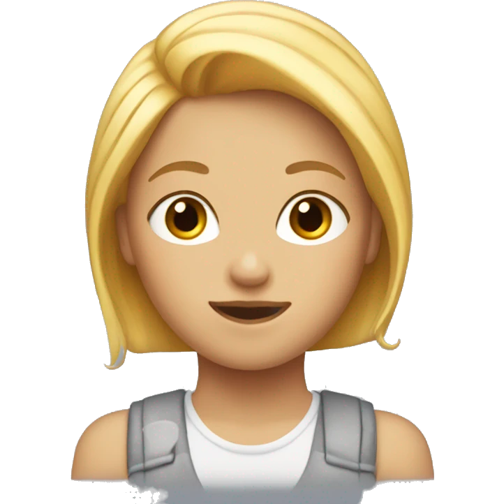 "Two girls, one with blonde hair and the other with red hair." emoji