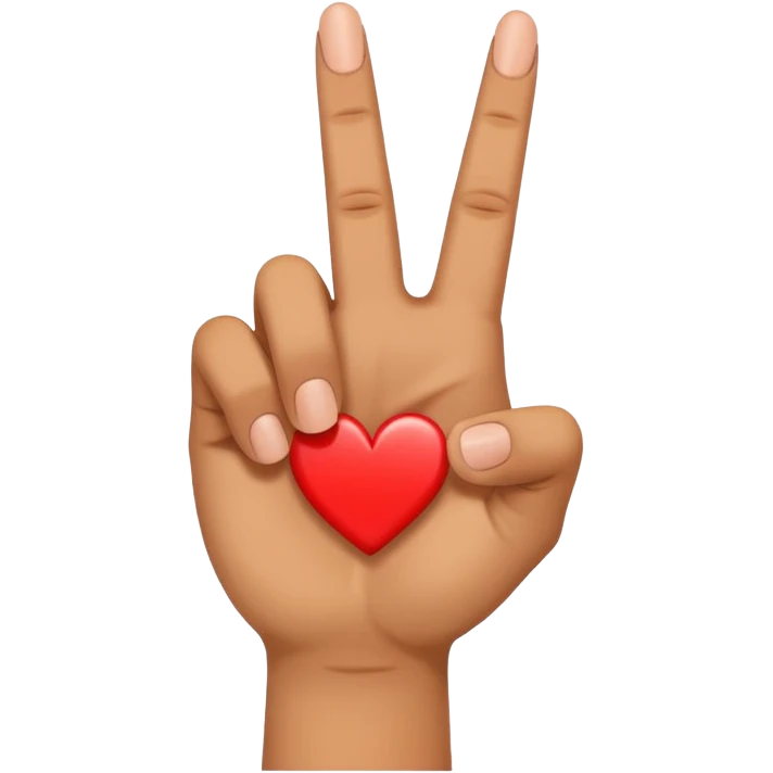 🖕+🤟 emoji